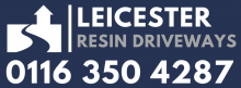 Leicester resin driveways logo driveway